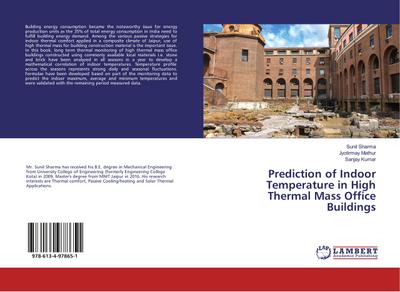 Prediction of Indoor Temperature in High Thermal Mass Office Buildings