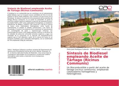 Síntesis de Biodiesel empleando Aceite de Tártago (Ricinus Communis)