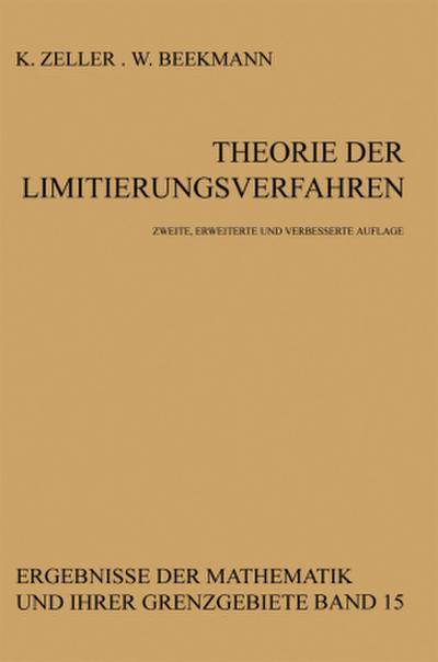 Theorie der Limitierungsverfahren