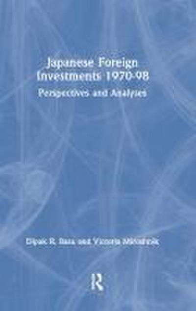 Japanese Foreign Investments, 1970-98