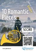 French Horn Quartet Score of "10 Romantic Pieces"