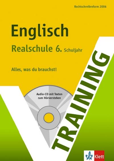 Training Englisch, Realschule 6. Schuljahr, m. Audio-CD - Andreas/Kimmich Kuhn