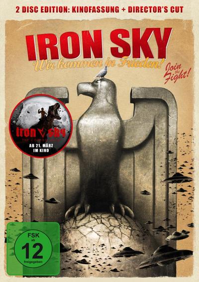 Iron Sky - Wir kommen in Frieden, 2 DVD (2-Disc Edition: Kinofassung + Director’s Cut)