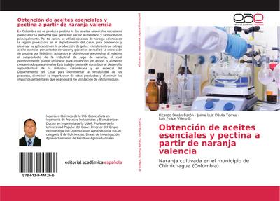 Obtención de aceites esenciales y pectina a partir de naranja valencia
