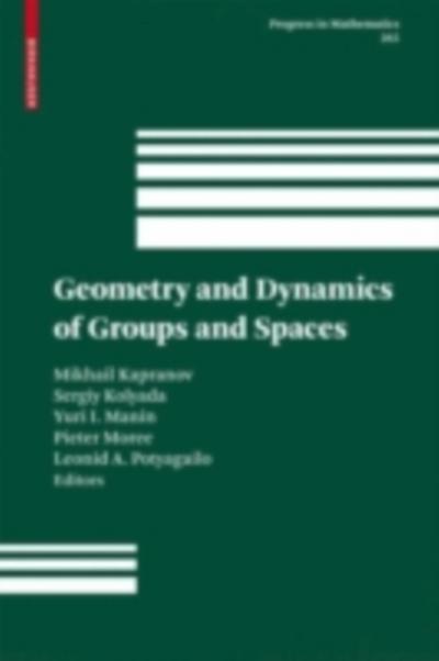 Geometry and Dynamics of Groups and Spaces