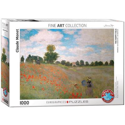 Mohnfeld von Claude Monet 1000 Teile