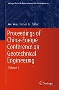 Proceedings of China-Europe Conference on Geotechn