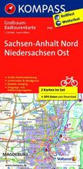 KOMPASS Großraum-Radtourenkarte 3705 Sachsen-Anhal