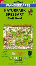 Naturpark Spessart Blatt Nord 1 : 50 000. Fritsch Wanderkarte: Bad Soden, Salmünster, Bad Orb. Offizielle Wanderkarte des Spessartbundes. Mit ... Langlaufloipen und Radwanderwegen