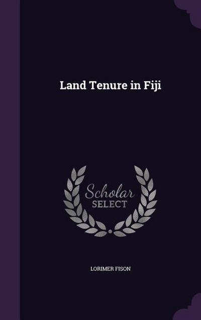 Land Tenure in Fiji