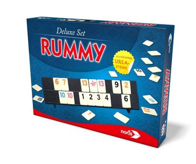 noris 606101779 Rummy, Deluxe Set, Familienspiel