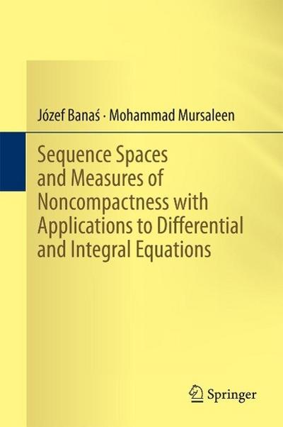 Sequence Spaces and Measures of Noncompactness with Applications to Differential and Integral Equations