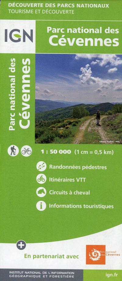 Parc National Cévennes 1:50000