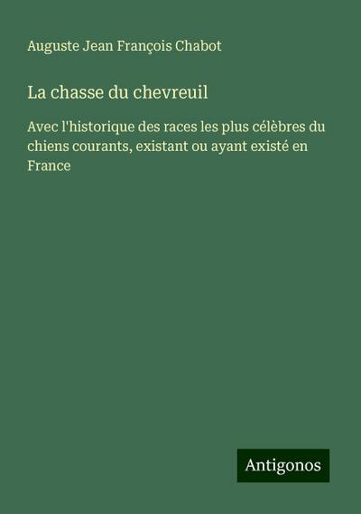 La chasse du chevreuil