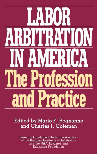 Labor Arbitration in America