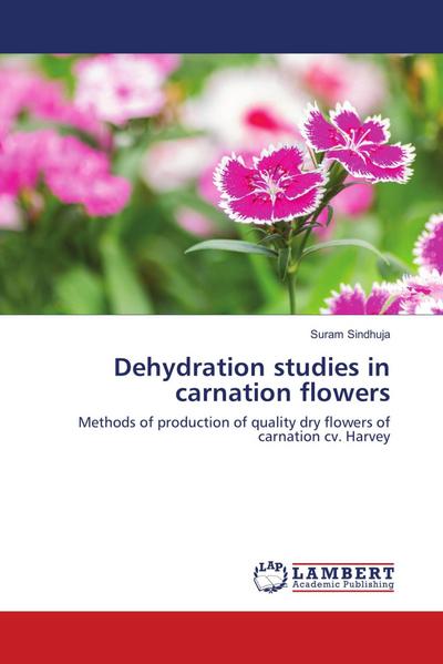 Dehydration studies in carnation flowers