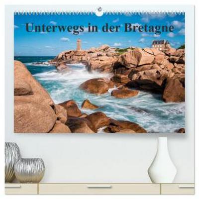 Unterwegs in der Bretagne (hochwertiger Premium Wandkalender 2026 DIN A2 quer), Kunstdruck in Hochglanz