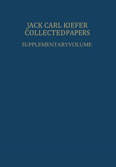 Collected Papers Supplementary Volume
