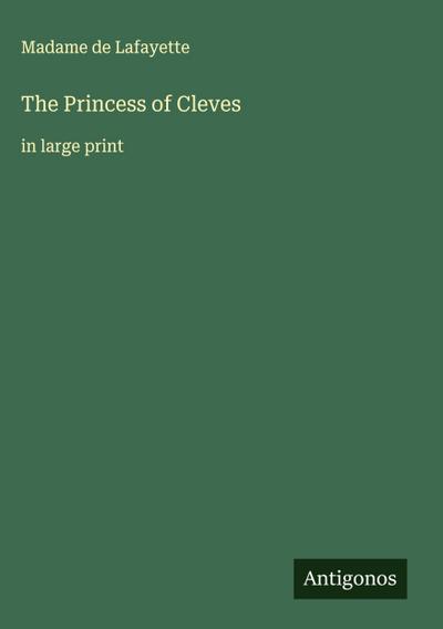 The Princess of Cleves