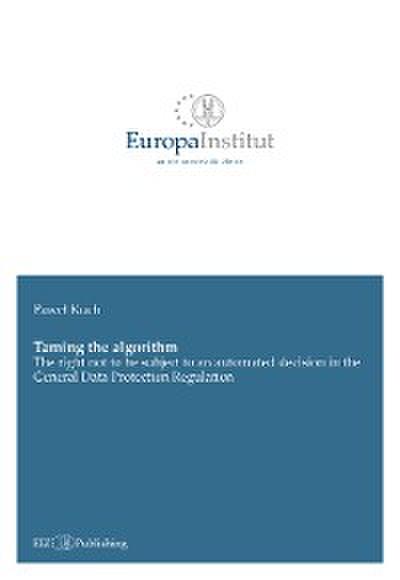 Taming the algorithm
