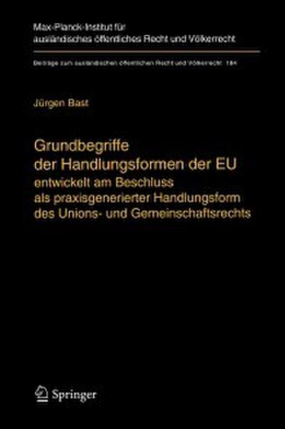 Grundbegriffe der Handlungsformen der EU