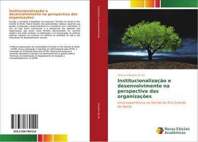 Institucionalização e desenvolvimento na perspectiva das organizações - Vinícius Claudino De Sá