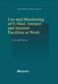 Use and Monitoring of E-mail