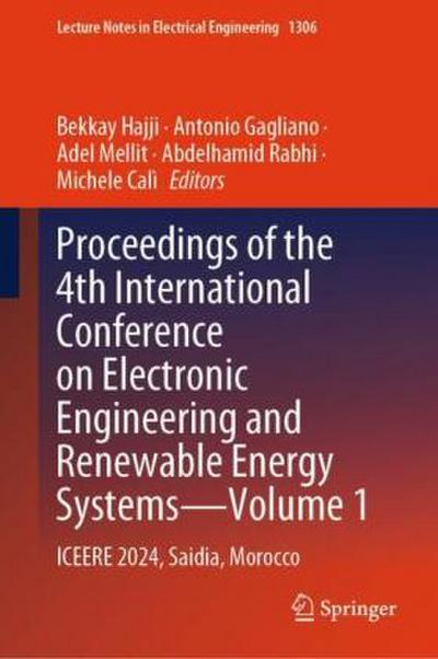 Proceedings of the 4th International Conference on Electronic Engineering and Renewable Energy Systems-Volume 1