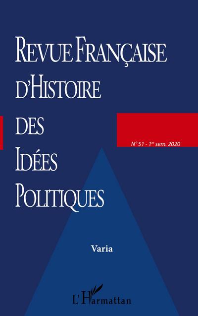 Revue Française d’Histoire des Idées Politiques