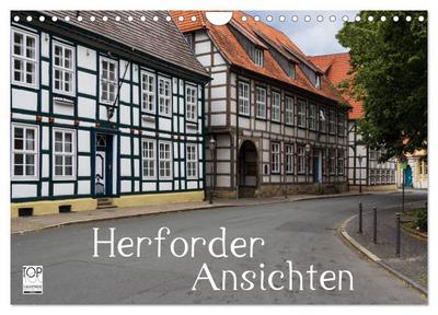 Herforder Ansichten (Wandkalender 2026 DIN A4 quer), CALVENDO Monatskalender