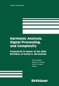 Harmonic Analysis, Signal Processing and Complexit