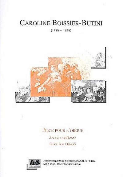 Piecepour l’orgue