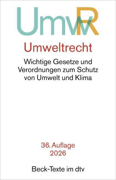 Umweltrecht. UmwR