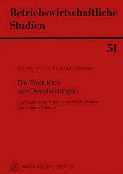 Die Produktion von Dienstleistungen