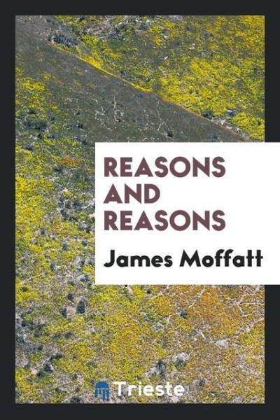 Reasons and reasons