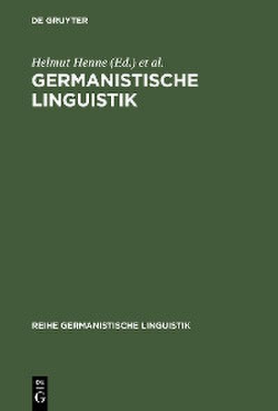 Germanistische Linguistik