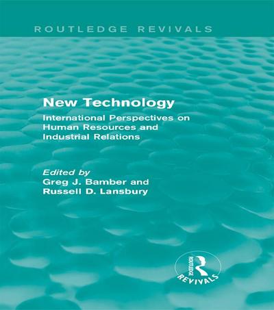 New Technology (Routledge Revivals)