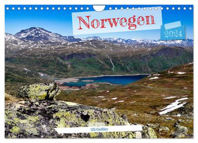 Norwegen Wanderbar (Wandkalender 2024 DIN A4 quer), CALVENDO Monatskalender