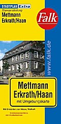 Falk Stadtplan Extra Mettmann, Erkrath, Haan: Mit Ortsteilen von Hilden / Wülfrath