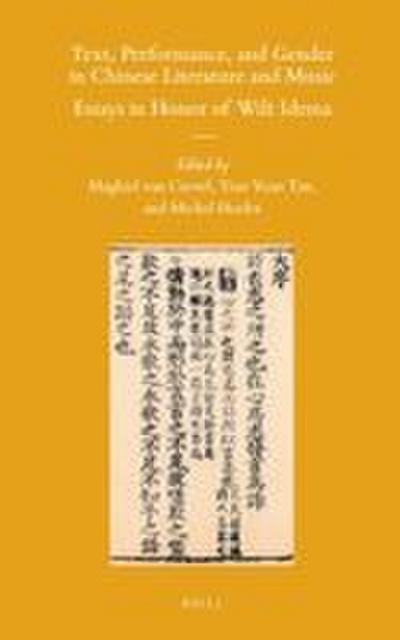 Text, Performance, and Gender in Chinese Literature and Music