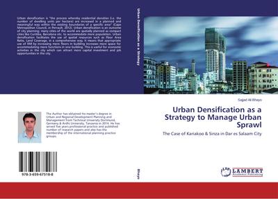 Urban Densification as a Strategy to Manage Urban Sprawl
