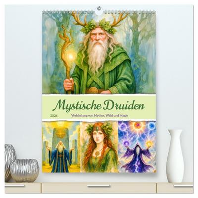Mystische Druiden - Verbindung von Mythos, Natur und Magie (hochwertiger Premium Wandkalender 2026 DIN A2 hoch), Kunstdruck in Hochglanz