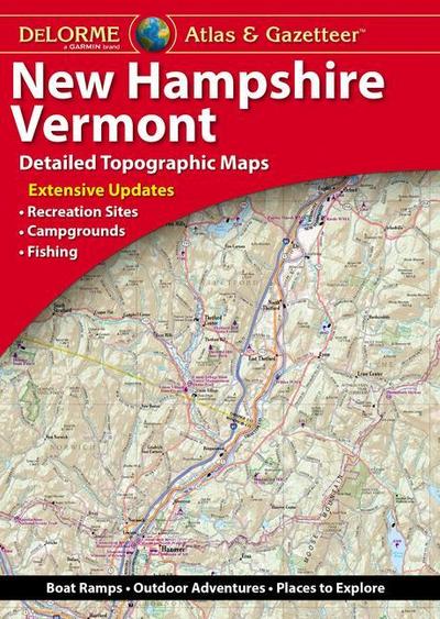 Delorme Atlas & Gazetteer New Hampshire/Vermont