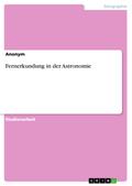 Fernerkundung in der Astronomie von  | Ebook