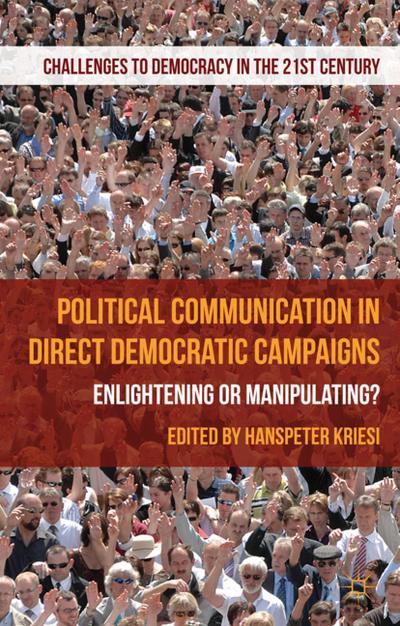 Political Communication in Direct Democratic Campaigns