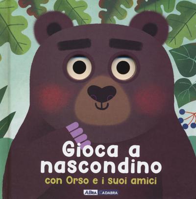 Gioca a nascondino con orso e i suoi amici. Dietro ai buchi