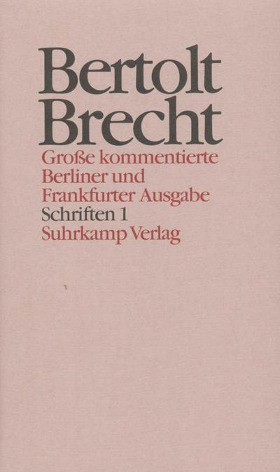 Werke. Große kommentierte Berliner und Frankfurter Ausgabe. 30 Bände (in 32 Teilbänden) und ein Registerband: Band 21: Schriften 1. 1914–1933