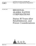 Regional Alaska Native Corporations