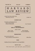 Harvard Law Review: Volume 126, Number 7 - May 2013