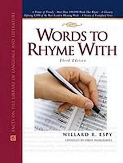 Espy, W:  Words to Rhyme with